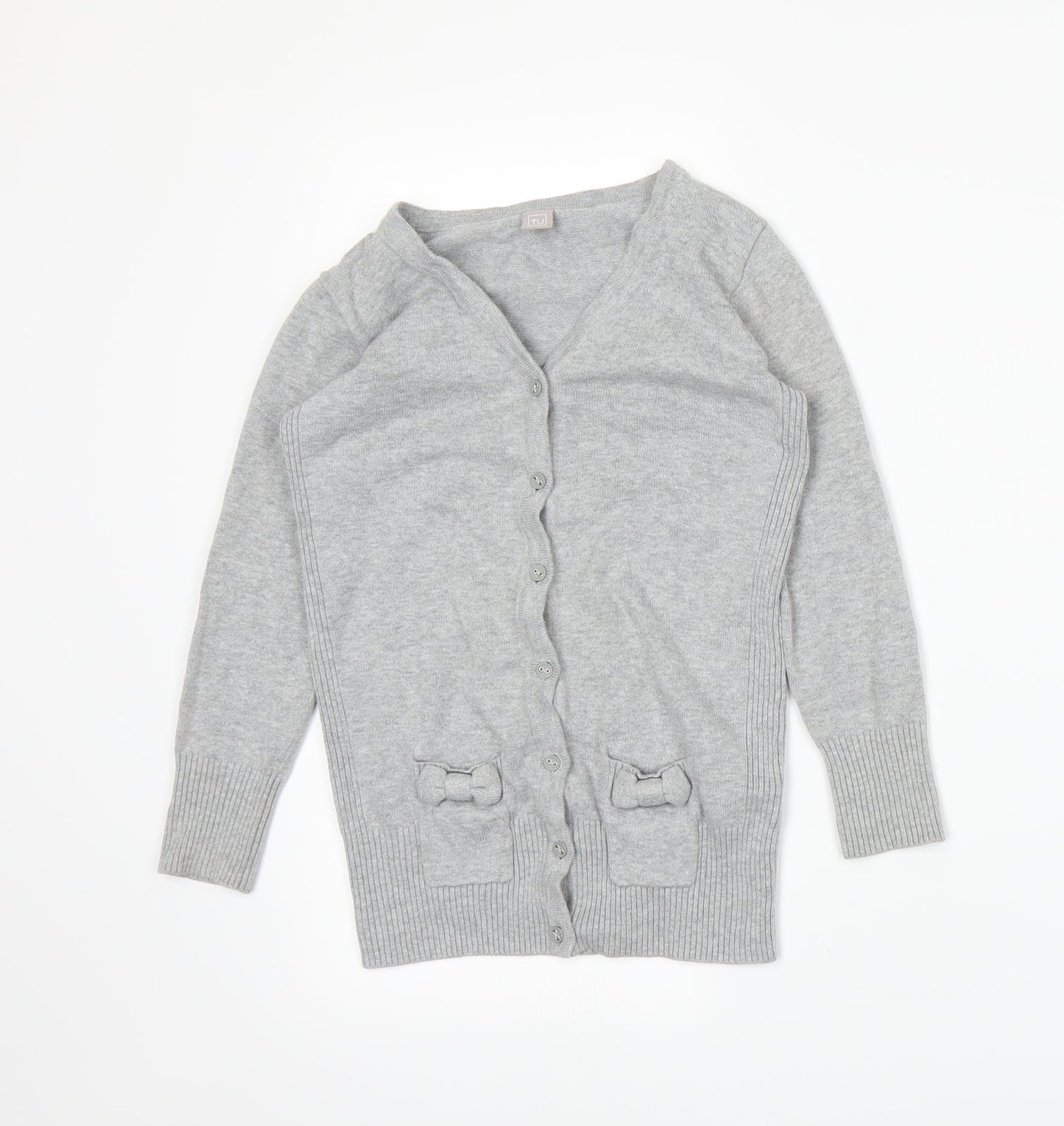 TU Boys Grey   Cardigan Jumper Size 5 Years