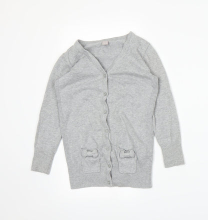 TU Boys Grey   Cardigan Jumper Size 5 Years