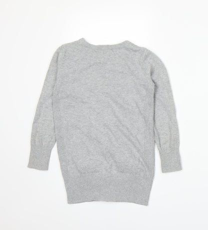 TU Boys Grey   Cardigan Jumper Size 5 Years