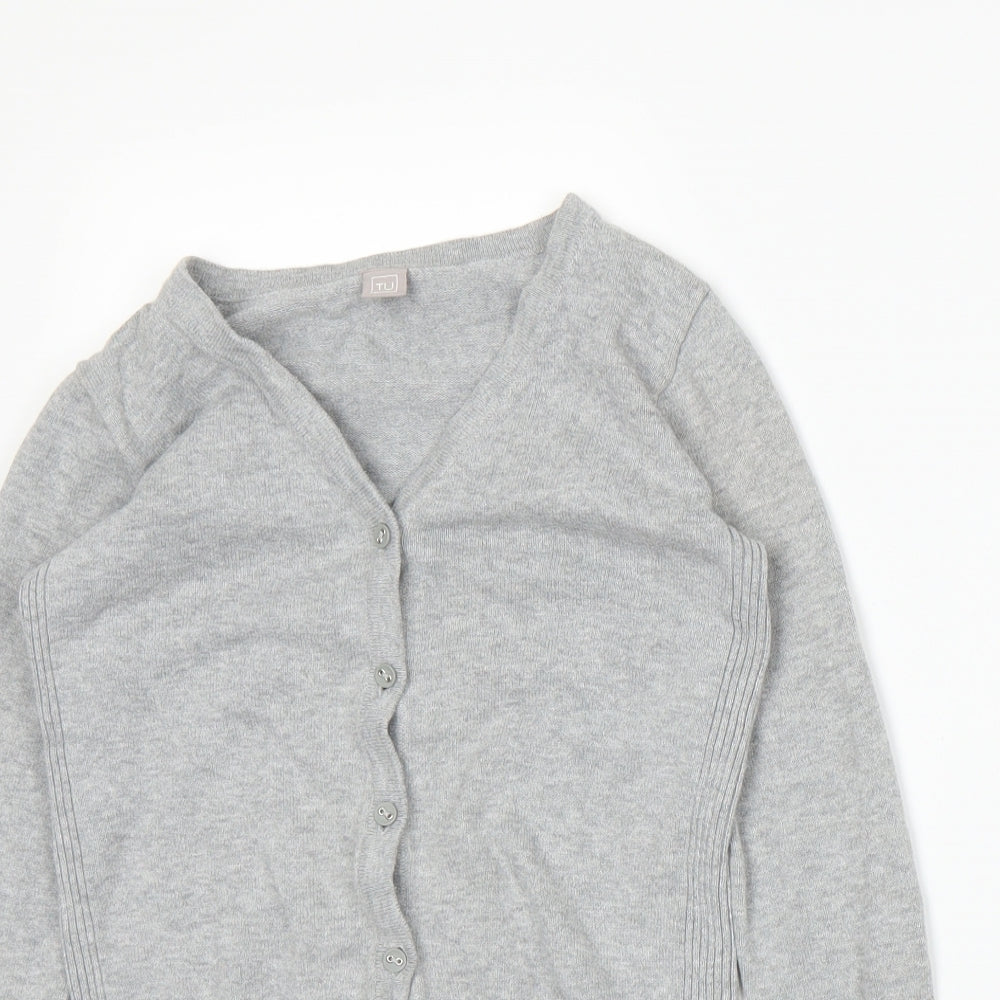 TU Boys Grey   Cardigan Jumper Size 5 Years