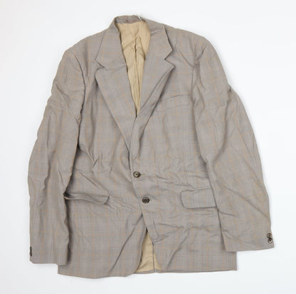 Mens UK Size M Preworn Regular Beige Suit Jacket