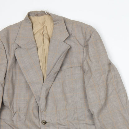 Mens UK Size M Preworn Regular Beige Suit Jacket