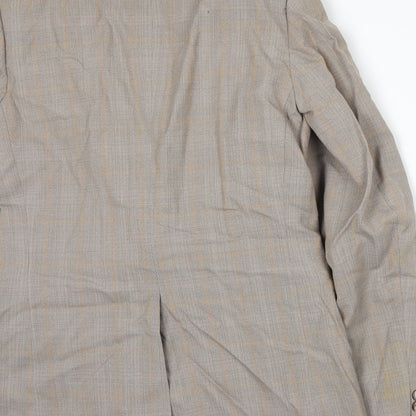 Mens UK Size M Preworn Regular Beige Suit Jacket