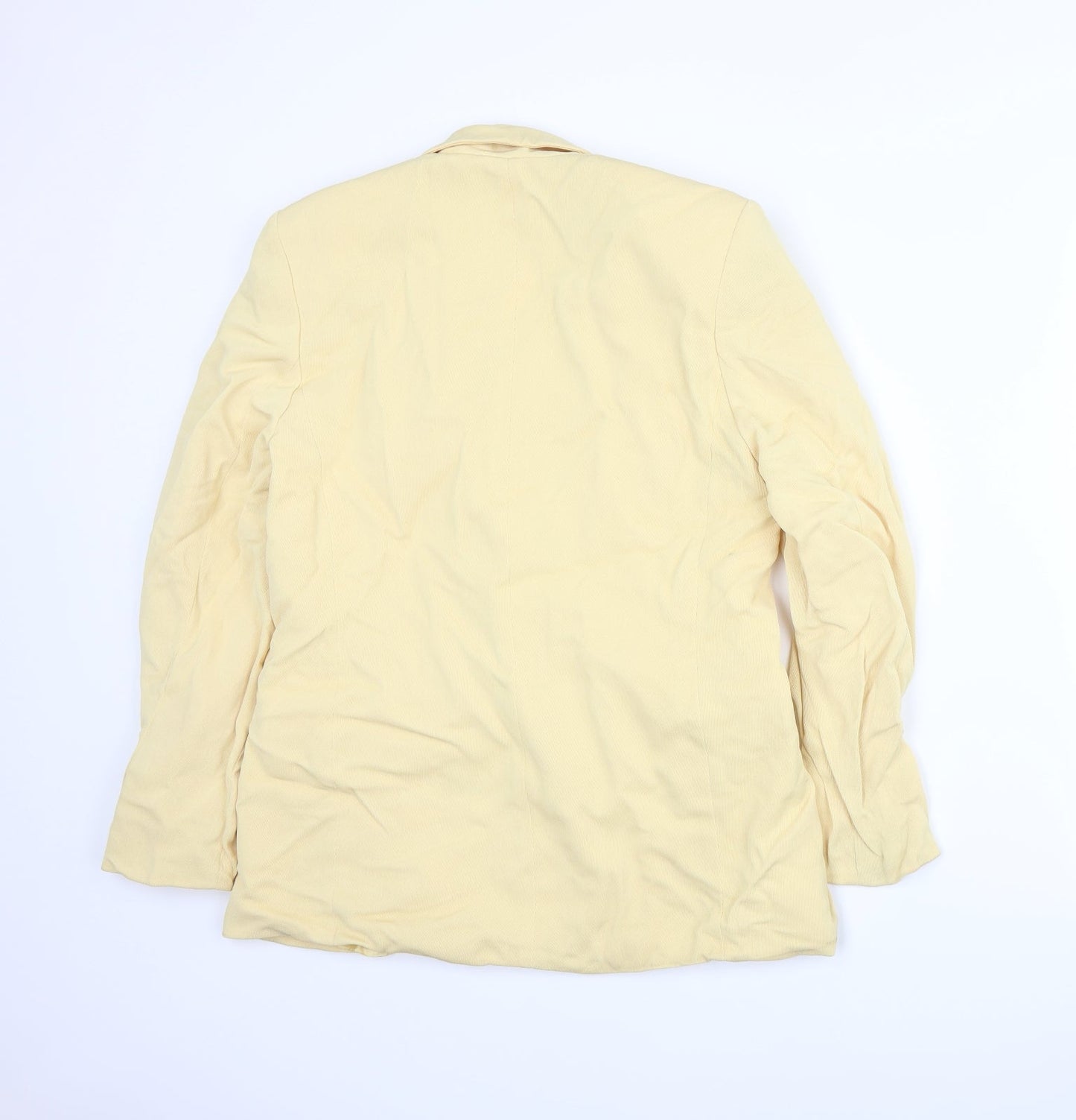 Womens UK Size 12 Libra Regular Yellow Suit Jacket