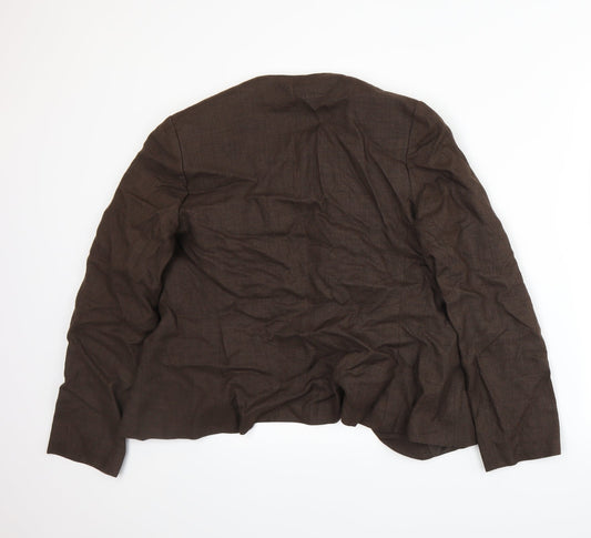 Marks and Spencer Womens Brown   Jacket Suit Jacket Size 14