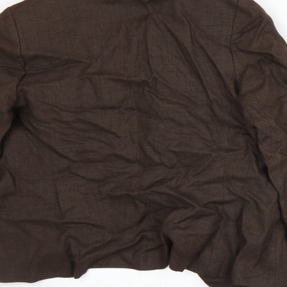 Marks and Spencer Womens Brown   Jacket Suit Jacket Size 14