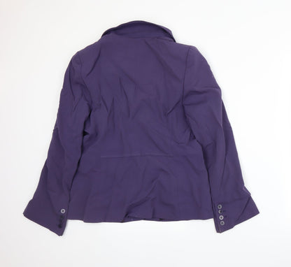 Coast Womens Purple   Jacket Suit Jacket Size 16