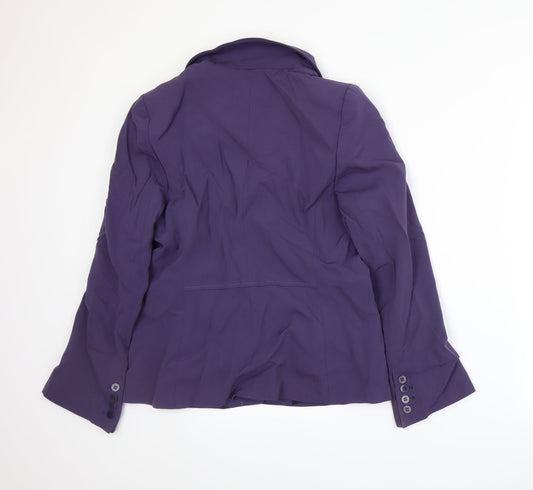 Coast Womens Purple   Jacket Suit Jacket Size 16