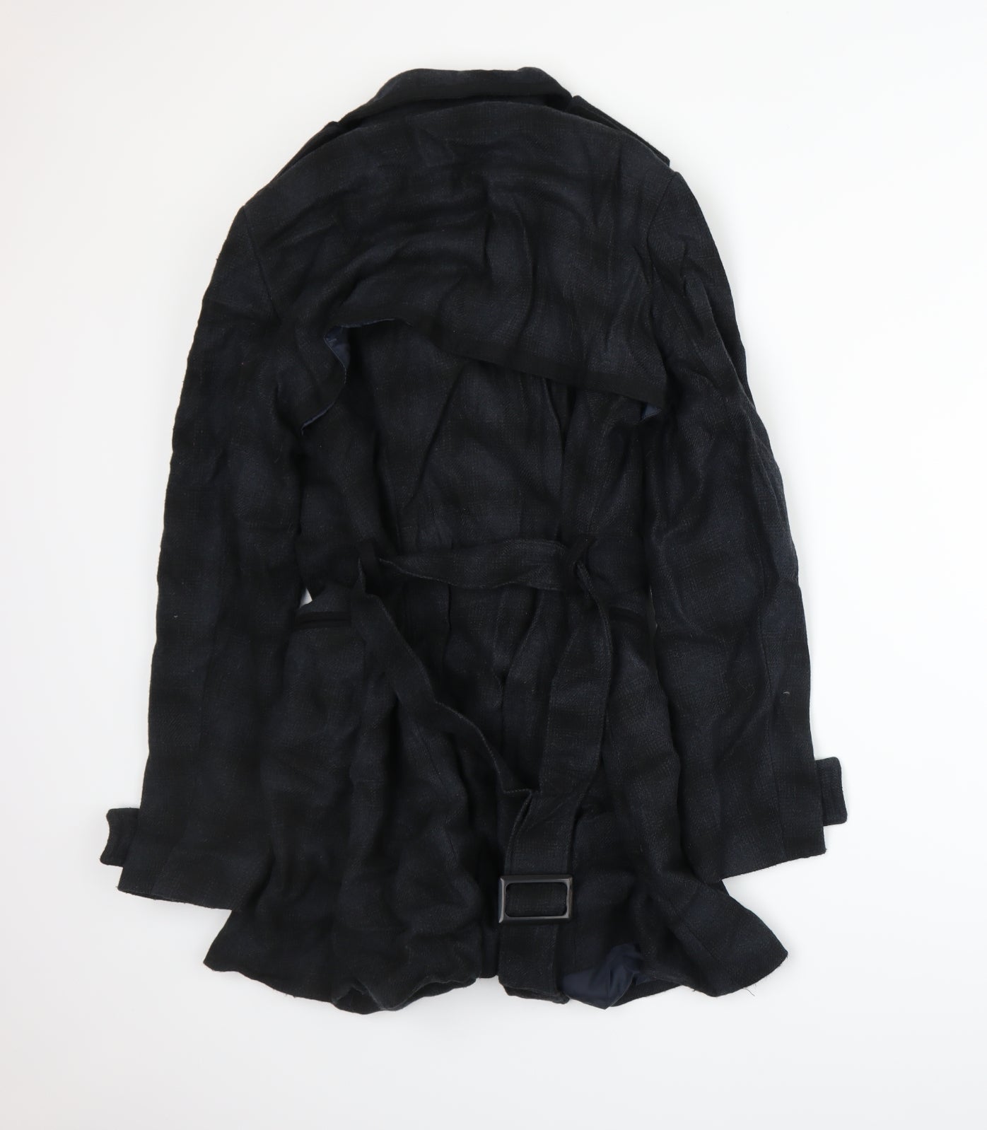 Womens UK Size 14 New Look Blue Overcoat