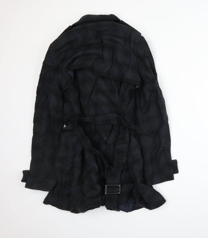 Womens UK Size 14 New Look Blue Overcoat