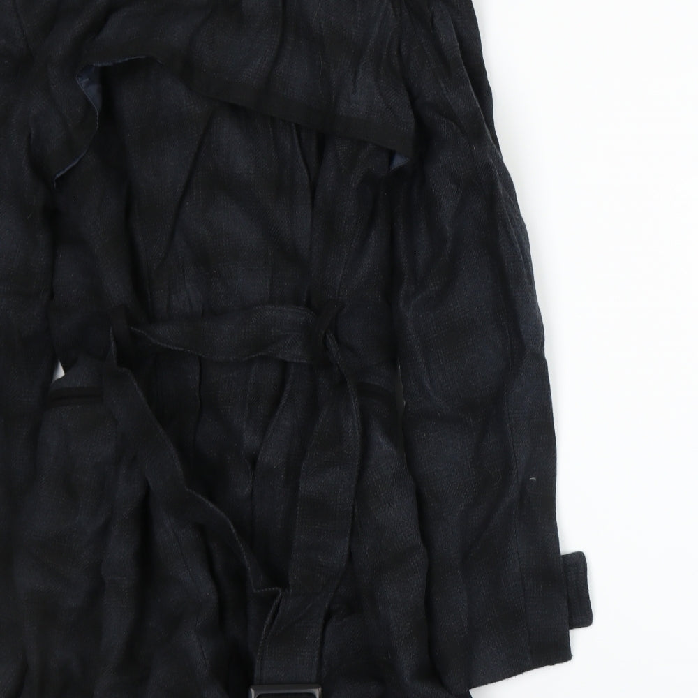 Womens UK Size 14 New Look Blue Overcoat