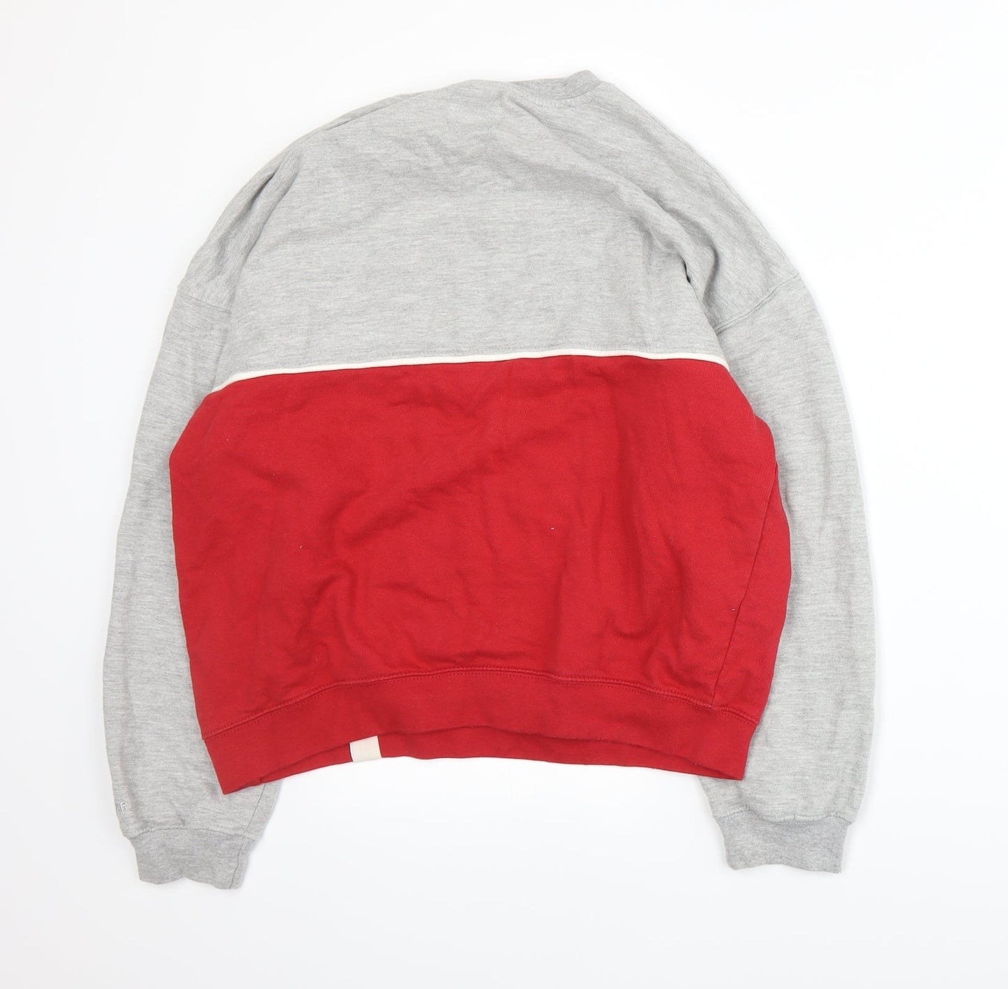 Womens UK Size XS Pull&Bear Red Pullover Sweatshirt