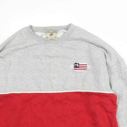 Womens UK Size XS Pull&Bear Red Pullover Sweatshirt