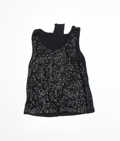 Young Dimension Girls Black   Basic Tank Size 6-7 Years