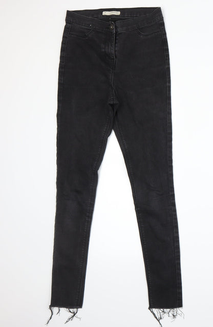 Nutmeg Womens Grey   Jegging Jeans Size 8 L26 in