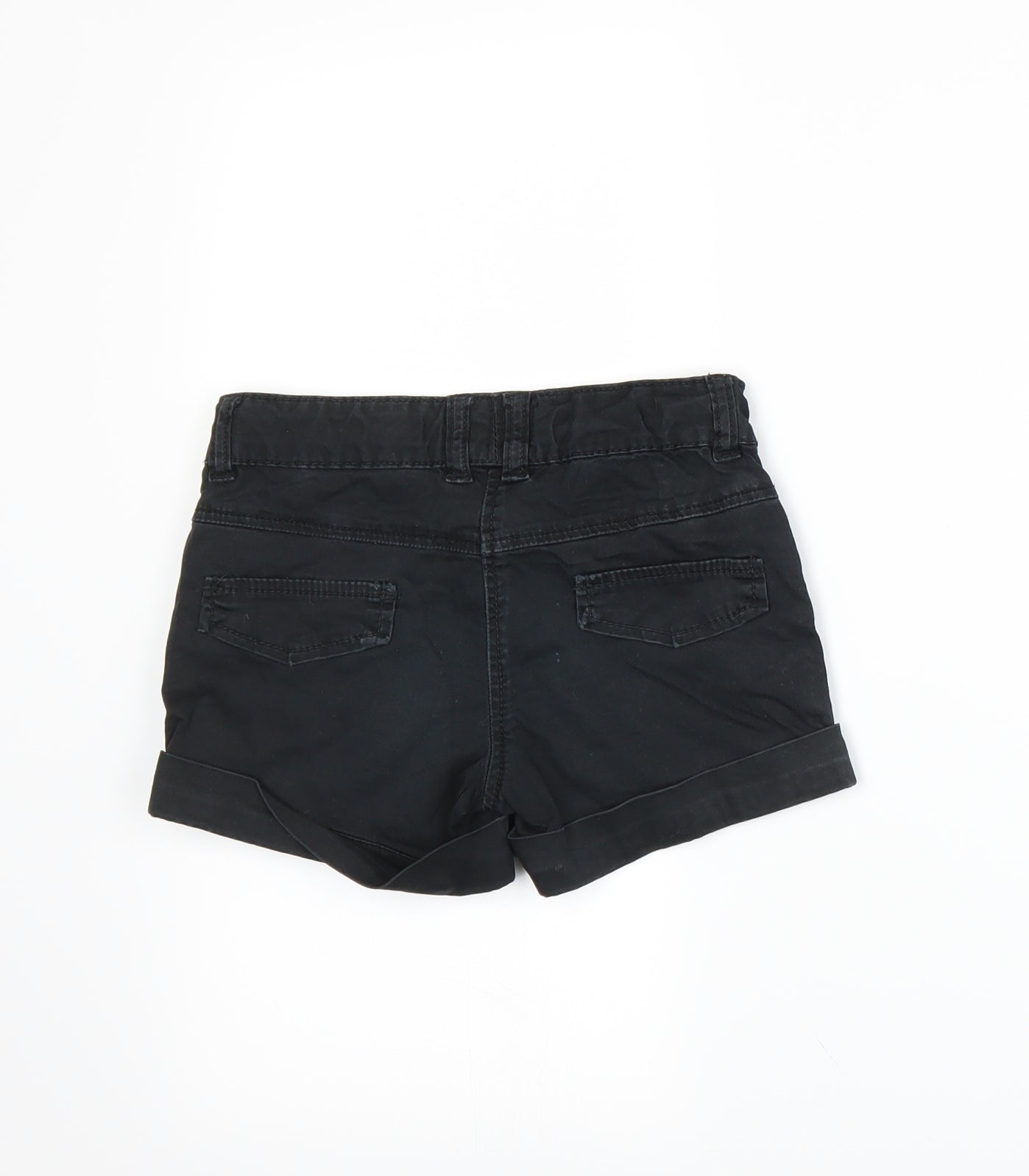 NEXT Girls Black   Paperbag Shorts Size 6 Years