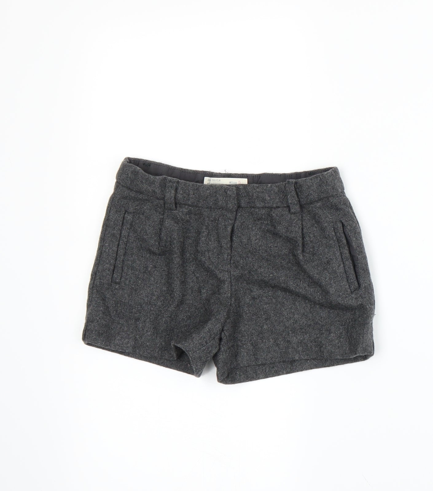 Zara Girls Grey   Hot Pants Shorts Size 5 Years