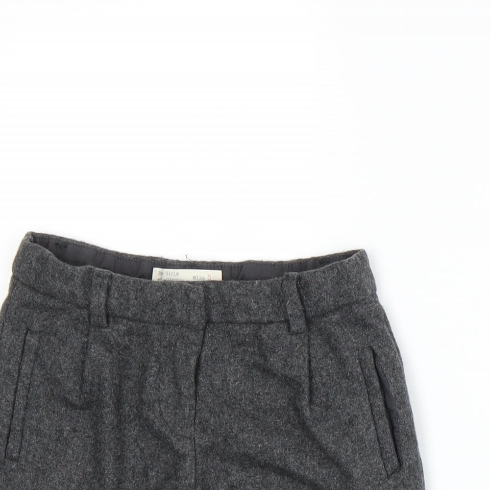 Zara Girls Grey   Hot Pants Shorts Size 5 Years