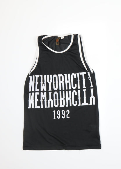 Urban Outlaws Boys Black   Basic Tank Size 11-12 Years