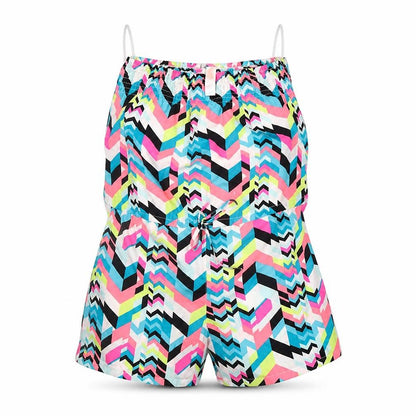 Womens UK Size 14 Ocean Club One-Piece Multicoloured Romper
