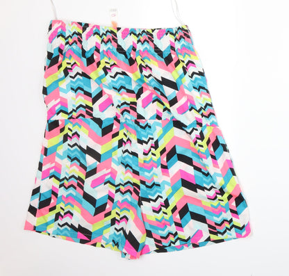 Ocean Club Womens Multicoloured Striped  Romper One-Piece Size 14