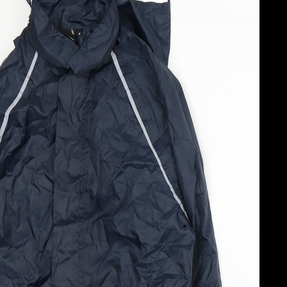 Mens UK Size S Pro Climate Blue Rain Coat