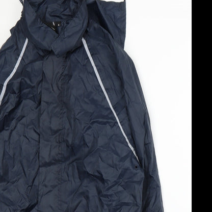 Mens UK Size S Pro Climate Blue Rain Coat