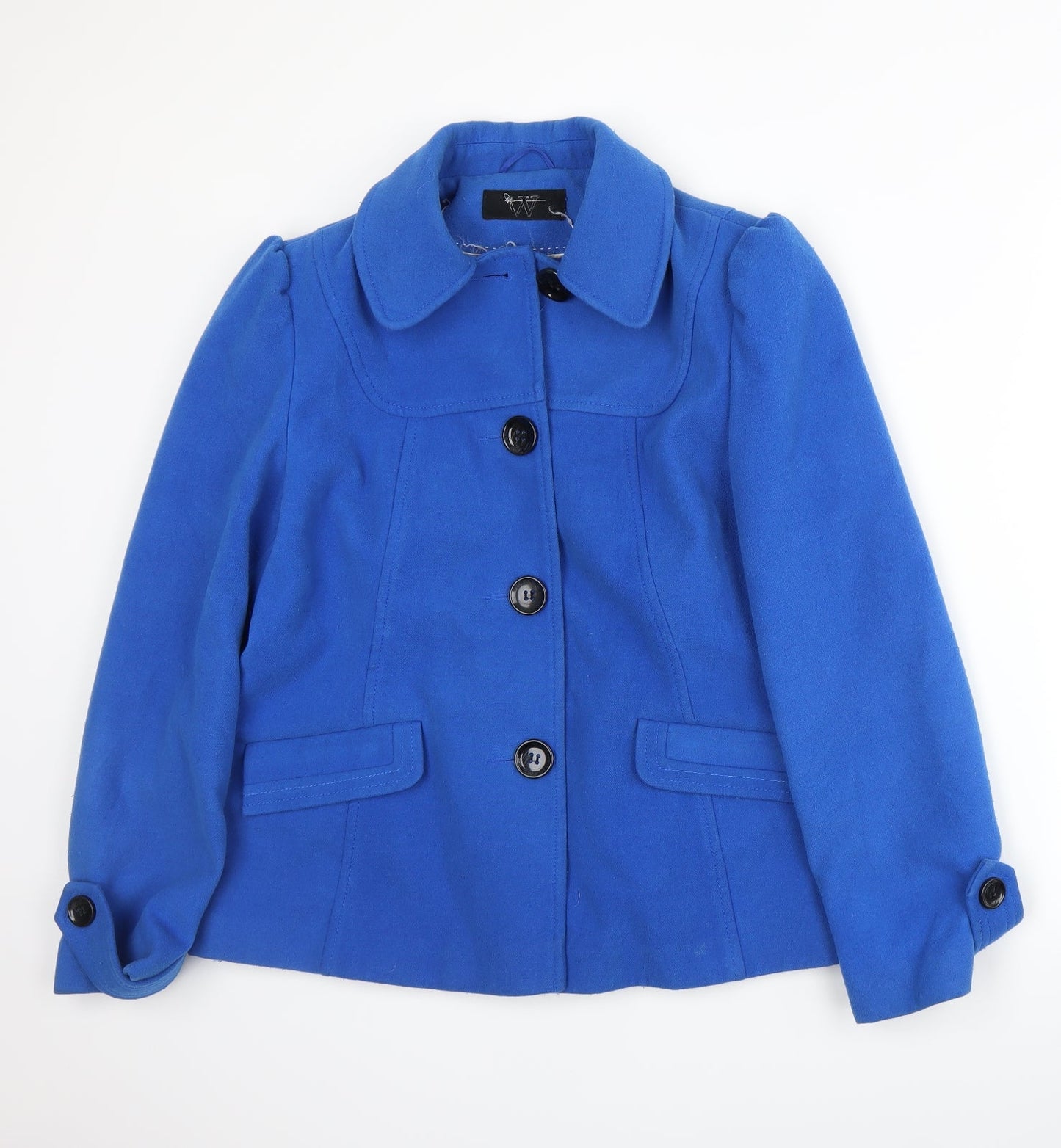 Womens UK Size 14 W Blue Jacket