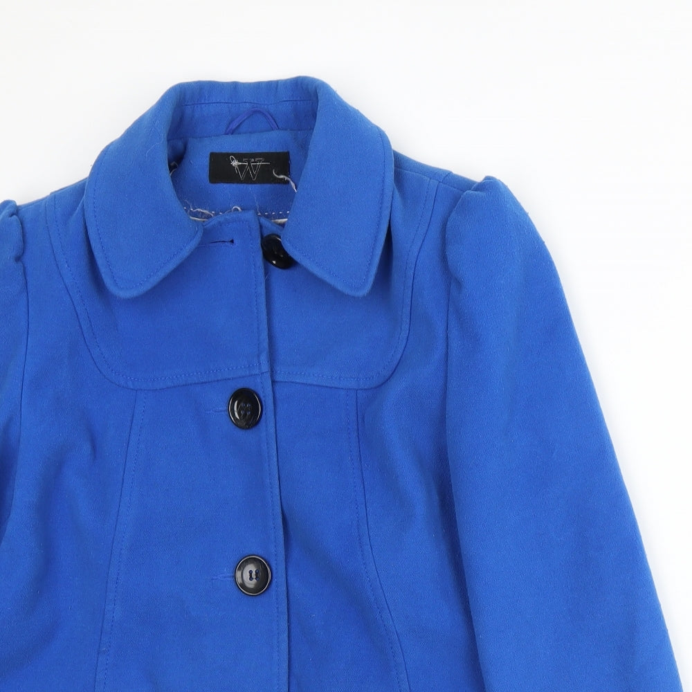 Womens UK Size 14 W Blue Jacket