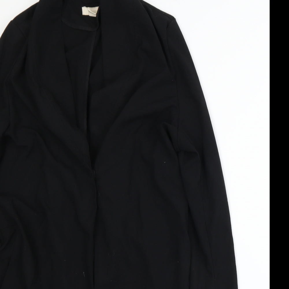 Womens UK Size 10 H&M Black Jacket