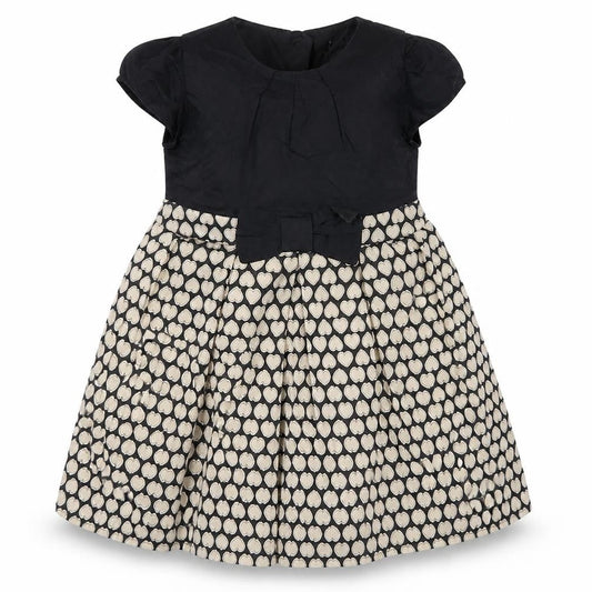no brand Girls Gold   Skater Dress  Size 12-18 Months  - hearts