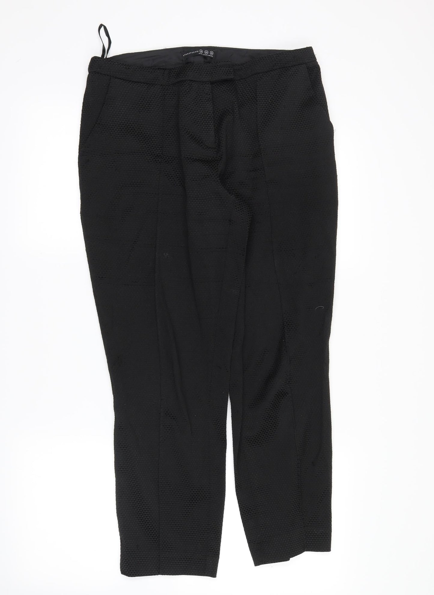 Womens UK Size 10 Atmosphere Regular Fit  Black Trousers
