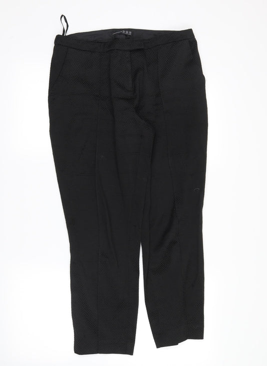 Womens UK Size 10 Atmosphere Regular Fit  Black Trousers