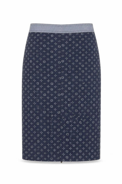 Vintage Womens Blue   Straight & Pencil Skirt Size 10