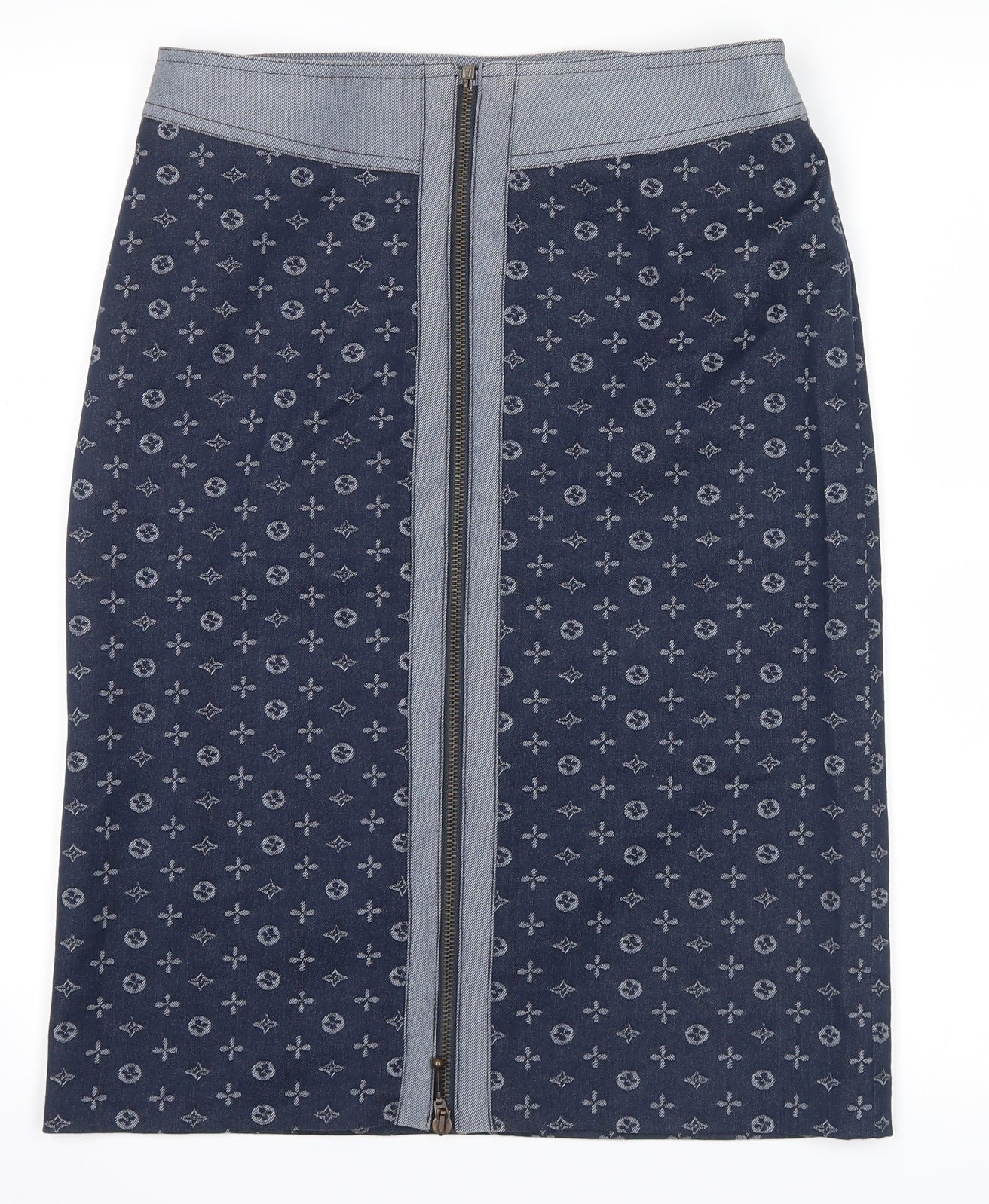 no brand Womens Blue   Straight & Pencil Skirt Size 10