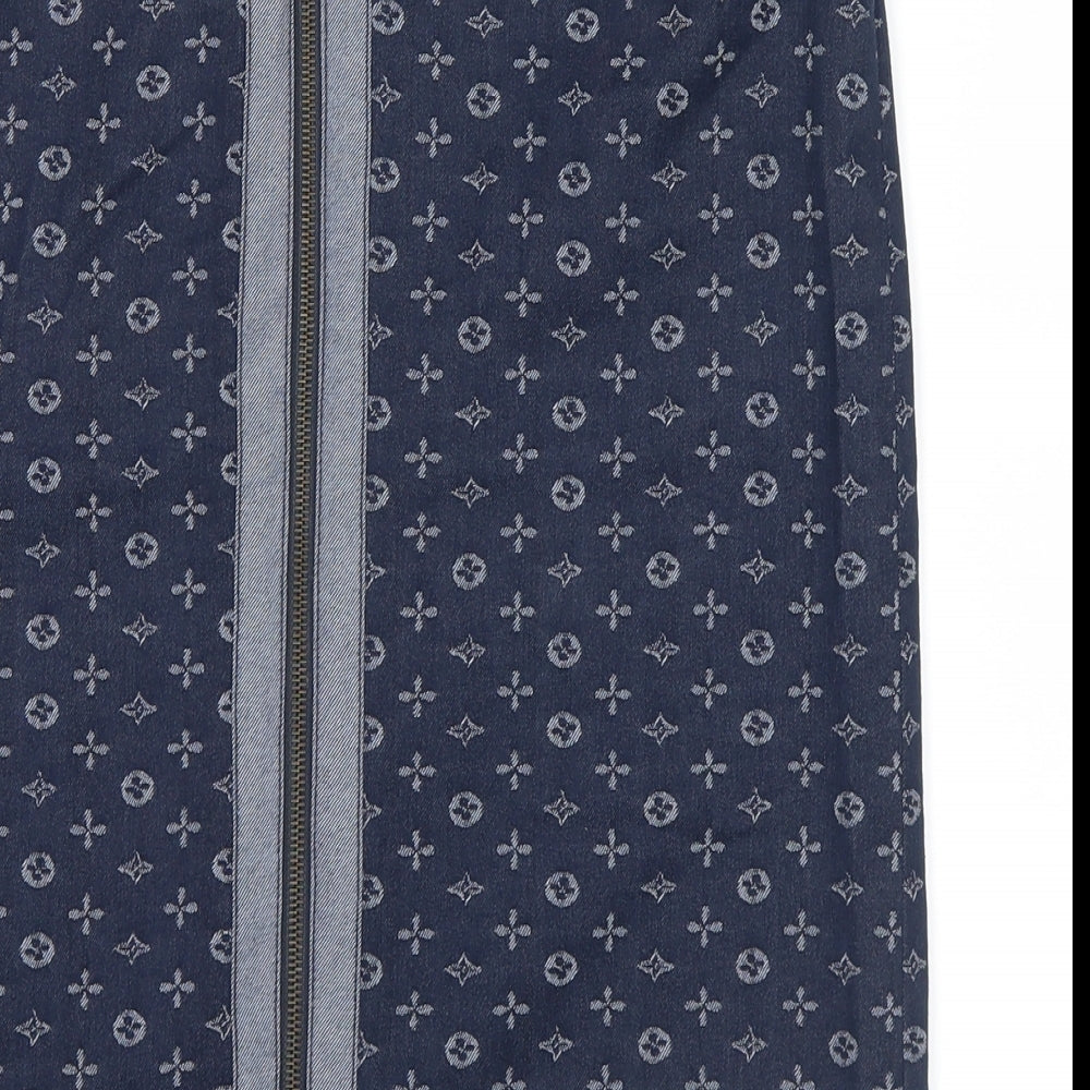 no brand Womens Blue   Straight & Pencil Skirt Size 10