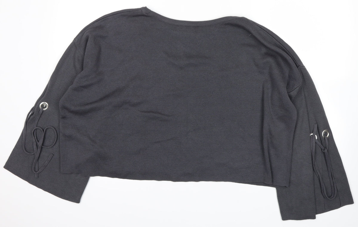 New Look Womens Grey   Pullover Jumper Size 12