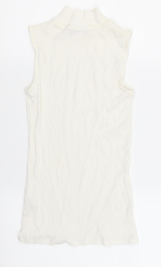 F&F Womens White   Basic T-Shirt Size 6