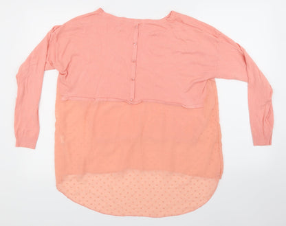 Bonmarché Womens Pink   Basic Blouse Size M
