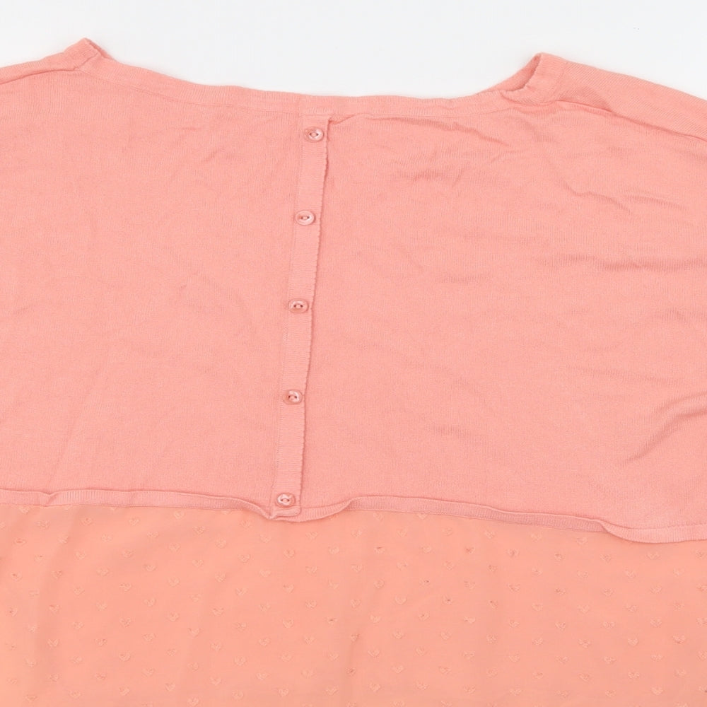 Bonmarché Womens Pink   Basic Blouse Size M