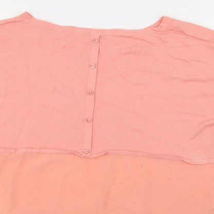 Bonmarché Womens Pink   Basic Blouse Size M