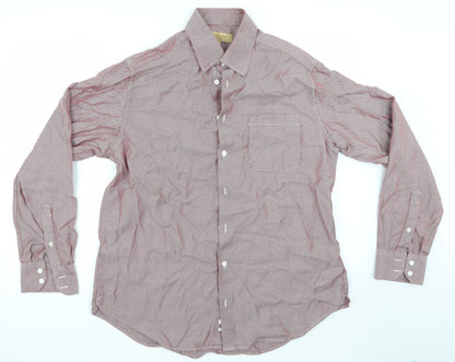 Mens UK Size L collezione Purple  Button-Up Long Sleeve Casual Shirt