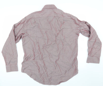 Mens UK Size L collezione Purple  Button-Up Long Sleeve Casual Shirt