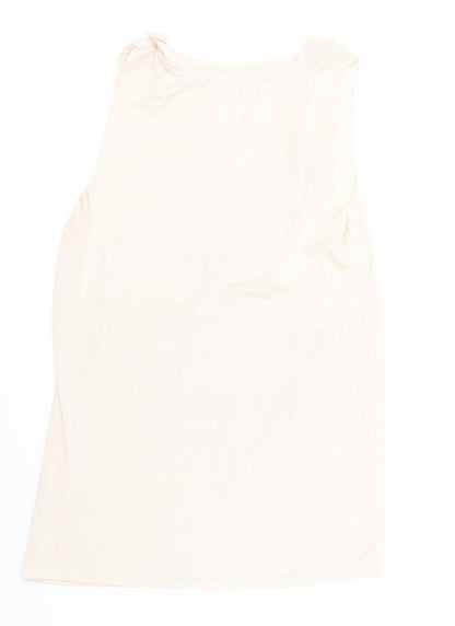 River Isalnd Womens Beige   Basic T-Shirt Size 12