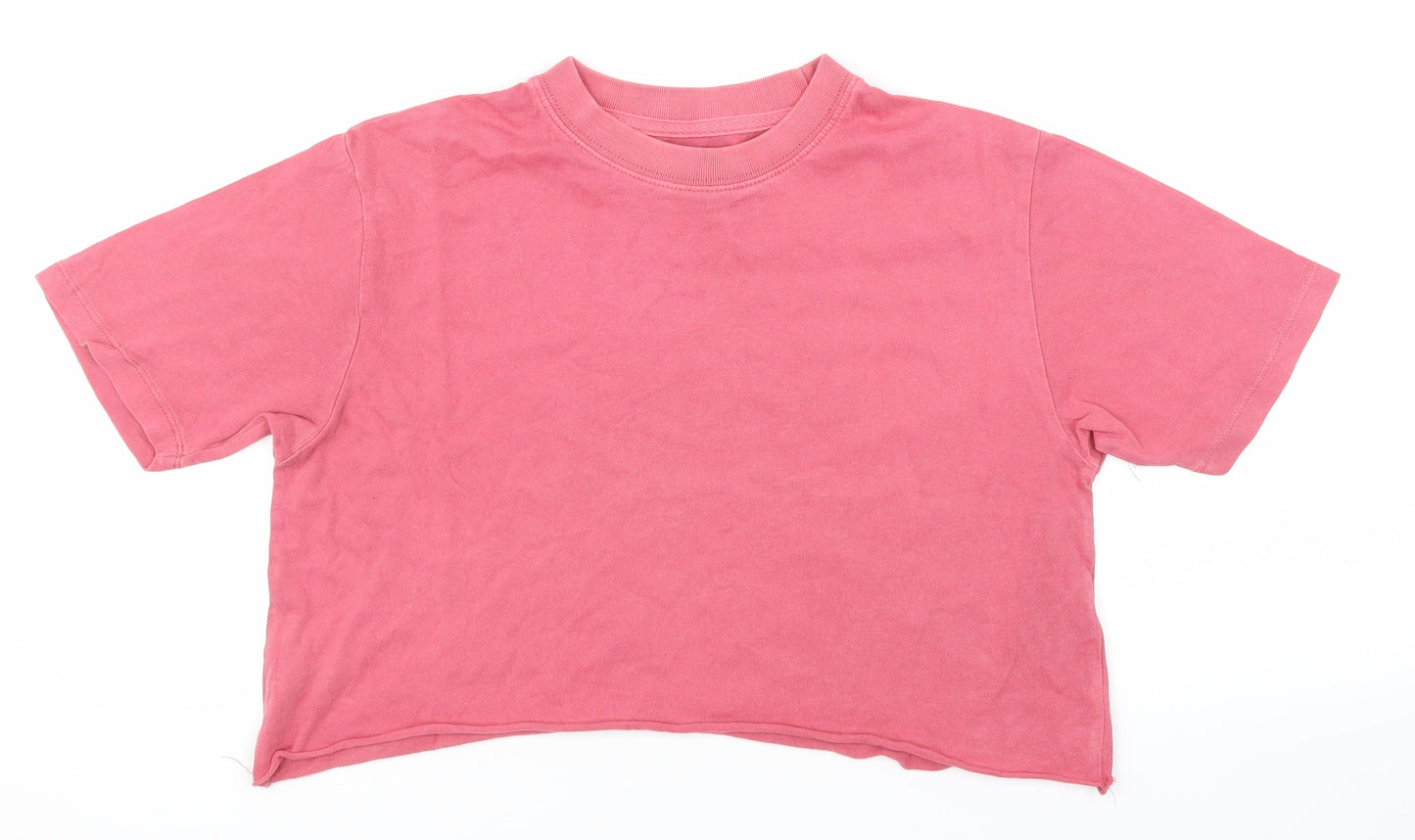 Womens UK Size XS Topshop Pink Basic Tank