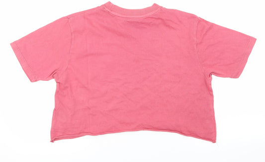 Womens UK Size XS Topshop Pink Basic Tank