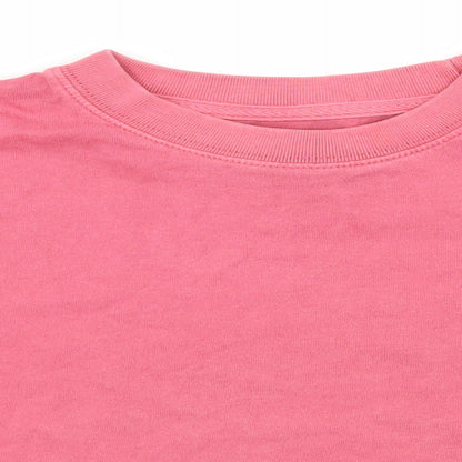 Womens UK Size XS Topshop Pink Basic Tank
