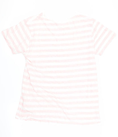 Primark Womens Pink Striped  Kaftan Nightshirt Size 10