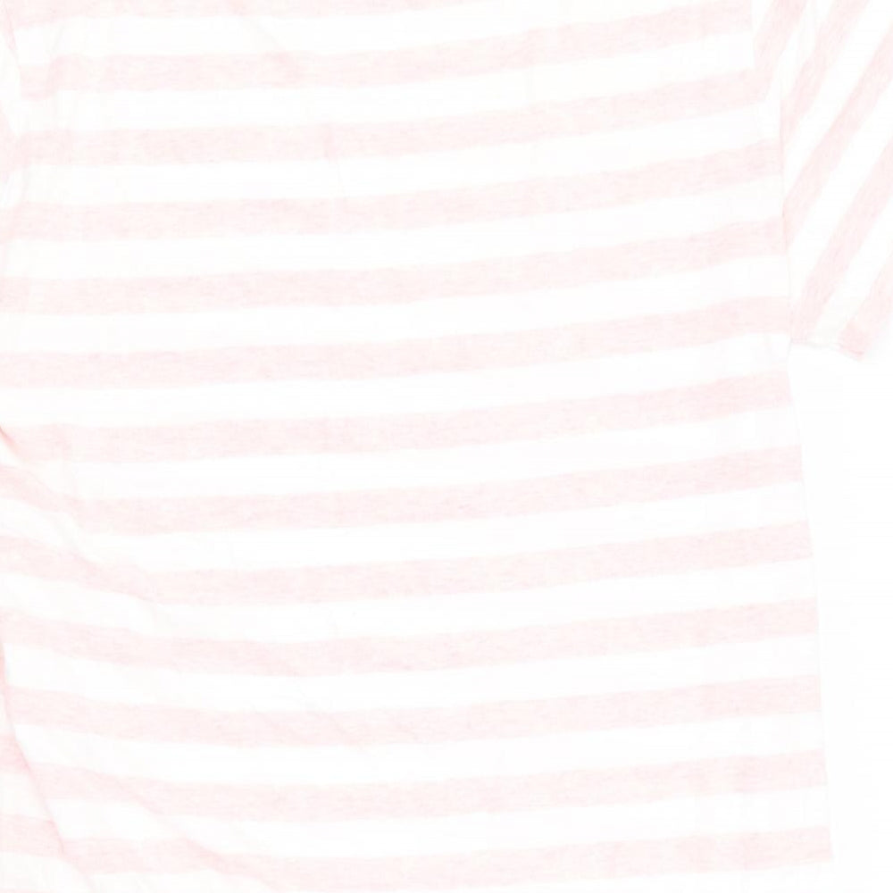 Primark Womens Pink Striped  Kaftan Nightshirt Size 10