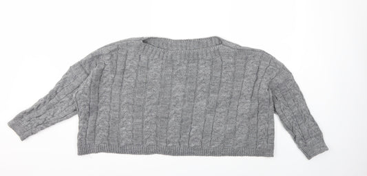 Preworn Womens Gold  Knit Pullover Jumper Size L